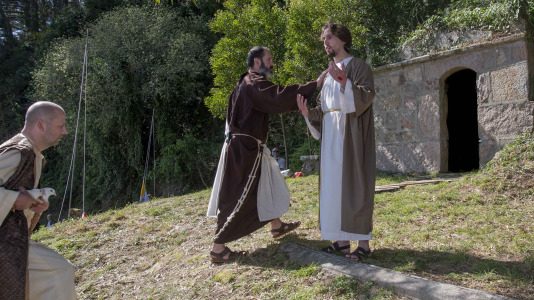 Fisterra vivió un año más con mucha devoción la representación de la Resurrección de Cristo