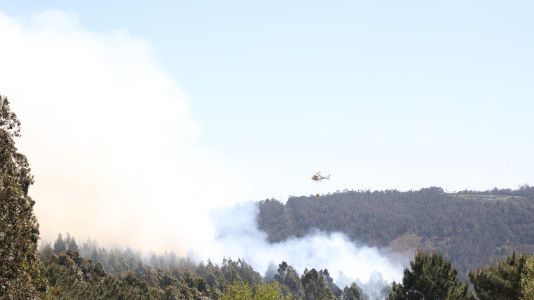 Incendio forestal en Caión (20)