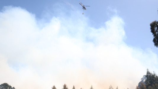 Incendio forestal en Caión (26)