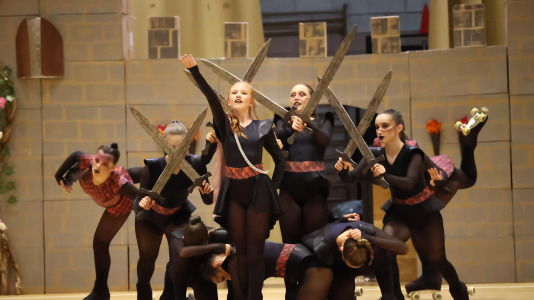 Exhibición de fin de curso de la Escola Lubiáns de patinaje (2)