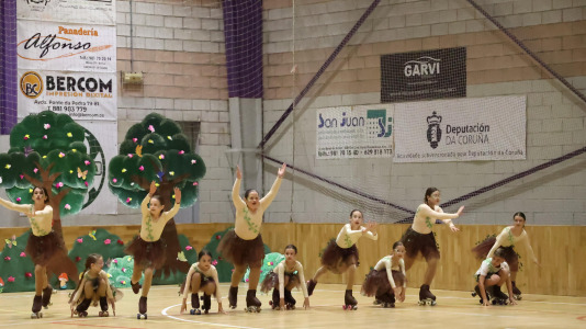 Exhibición de fin de curso de la Escola Lubiáns de patinaje (5)