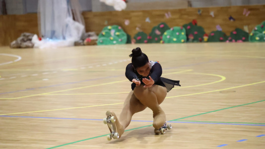 Exhibición de fin de curso de la Escola Lubiáns de patinaje (16)