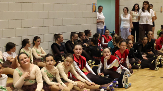 Exhibición de fin de curso de la Escola Lubiáns de patinaje (40)