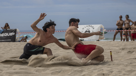 Onda Atlántica, competicion de salvamento en Razo (1)