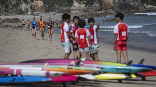 Onda Atlántica, competicion de salvamento en Razo (5)
