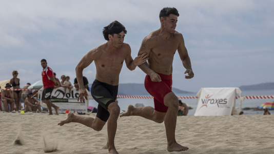 Onda Atlántica, competicion de salvamento en Razo (17)