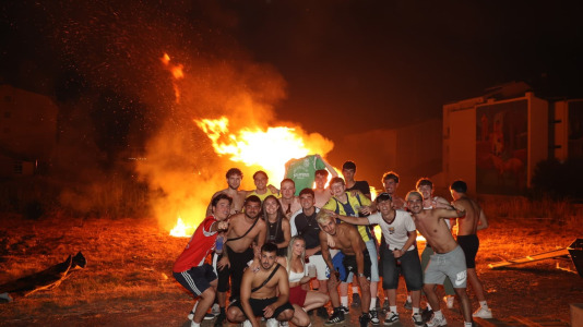 Cachela en el San Cristovo carballés