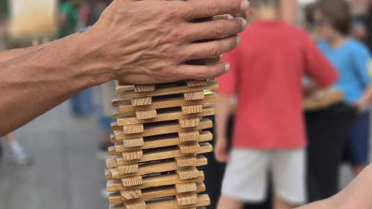El San Xoán de Carballo vivió este viernes una jornada festiva dedicada a los más pequeños