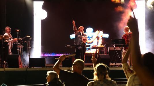 Concierto de Joe Crepúsculo en el San Xoán de Carballo