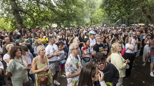 Los carballeses despidieron el San Xoán con la fiesta más familiar en el bosque do Añón