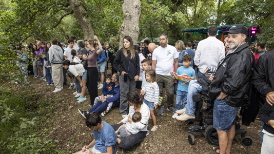 Los carballeses despidieron el San Xoán con la fiesta más familiar en el bosque do Añón