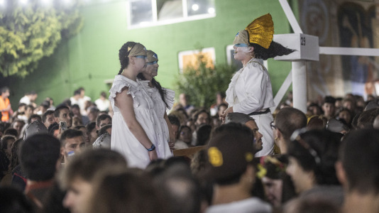 El Lume Irmandiño volvió a encender Vimianzo durante el Asalto ao Castelo