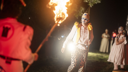 El Lume Irmandiño volvió a encender Vimianzo durante el Asalto ao Castelo