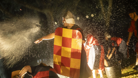 El Lume Irmandiño volvió a encender Vimianzo durante el Asalto ao Castelo