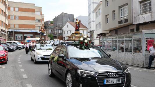 Procesión de San Cristóbal en Baio (1)