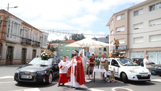 Procesión de San Cristóbal en Baio (2)