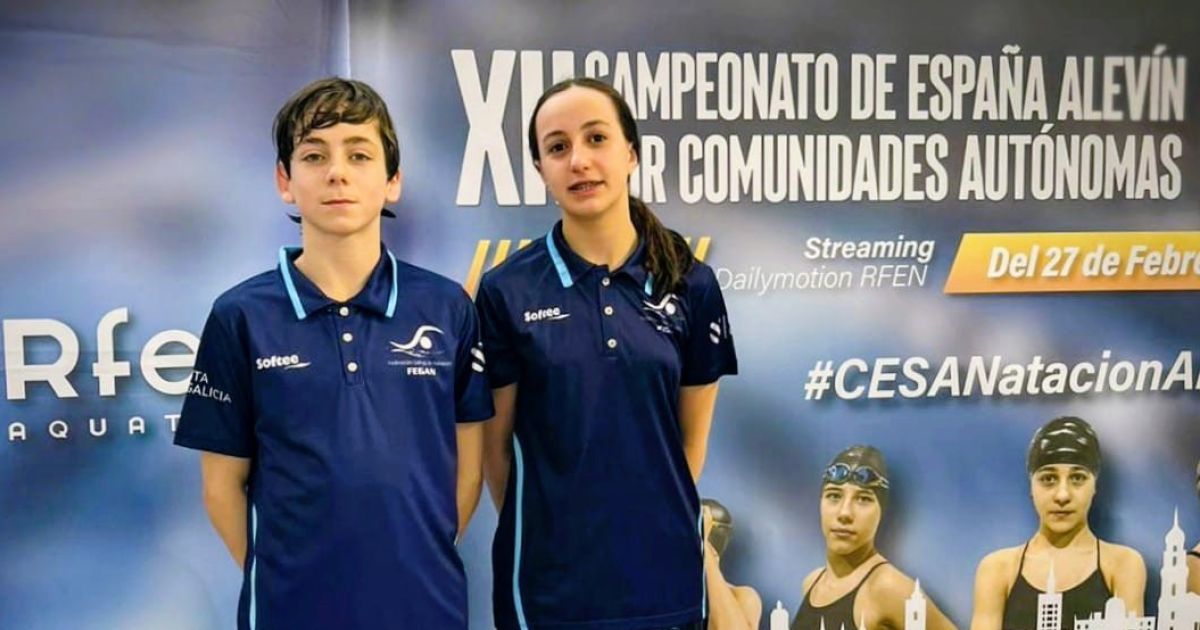 Sara Ríos Castro y Xacobo Fraga Liñares, de la AD Fogar, brillan con la ...